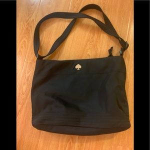 Kate Spade Black Nylon Crossbody Shoulder Bag